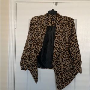 Cheetah print jacket